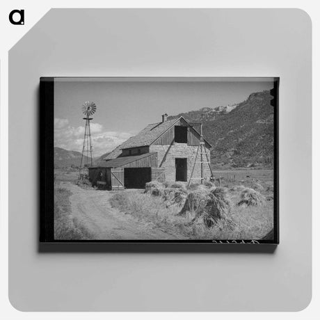アートパネル-Animas River Valley Farm
 - ラッセル リー Canvas.