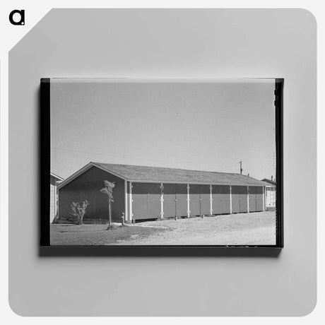 アートパネル-Farm Workers' Garages
 - ラッセル リー Canvas.