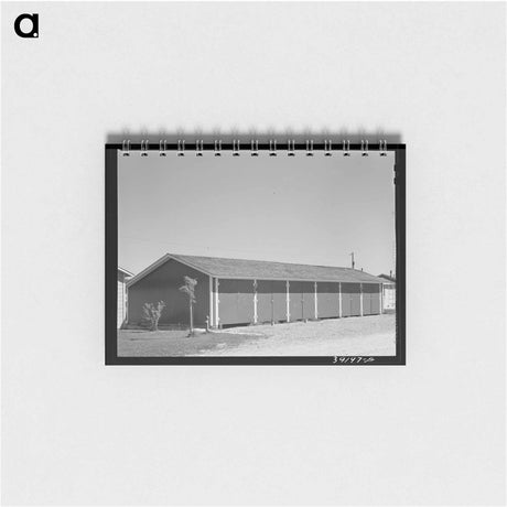 アートメモ帳-Farm Workers' Garages
 - ラッセル リー Memo.