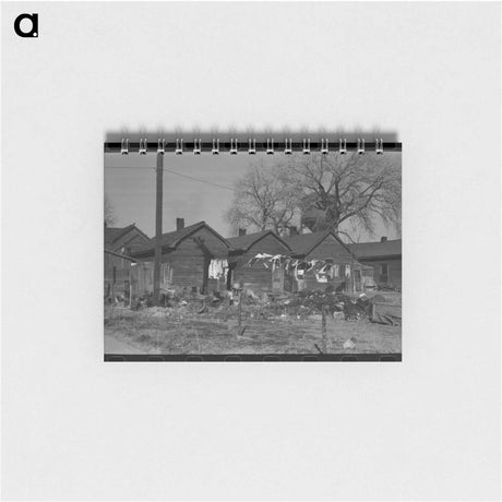 アートメモ帳-Slick, Oklahoma Street Scene
 - ラッセル リー Memo.