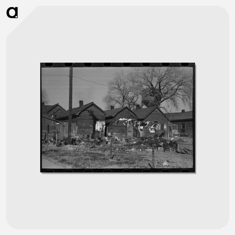 アートポストカード-Slick, Oklahoma Street Scene
 - ラッセル リー Postcard.