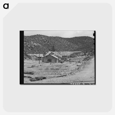 アートポストカード-Burro Mountain, Tyrone, New Mexico
 - ラッセル リー Postcard.