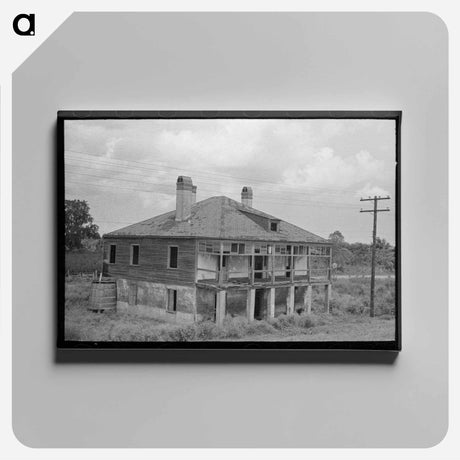 アートパネル-Plantation Home, Destrehan
 - ラッセル リー Canvas.