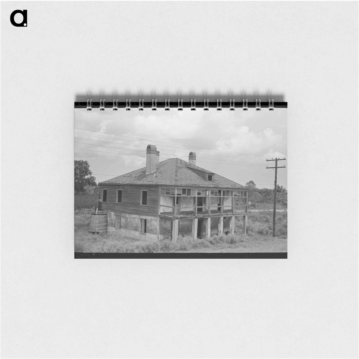 アートメモ帳-Plantation Home, Destrehan
 - ラッセル リー Memo.