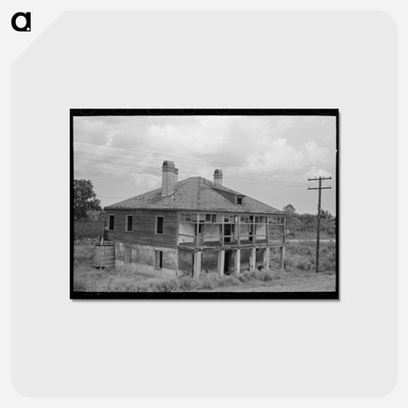 アートポストカード-Plantation Home, Destrehan
 - ラッセル リー Postcard.