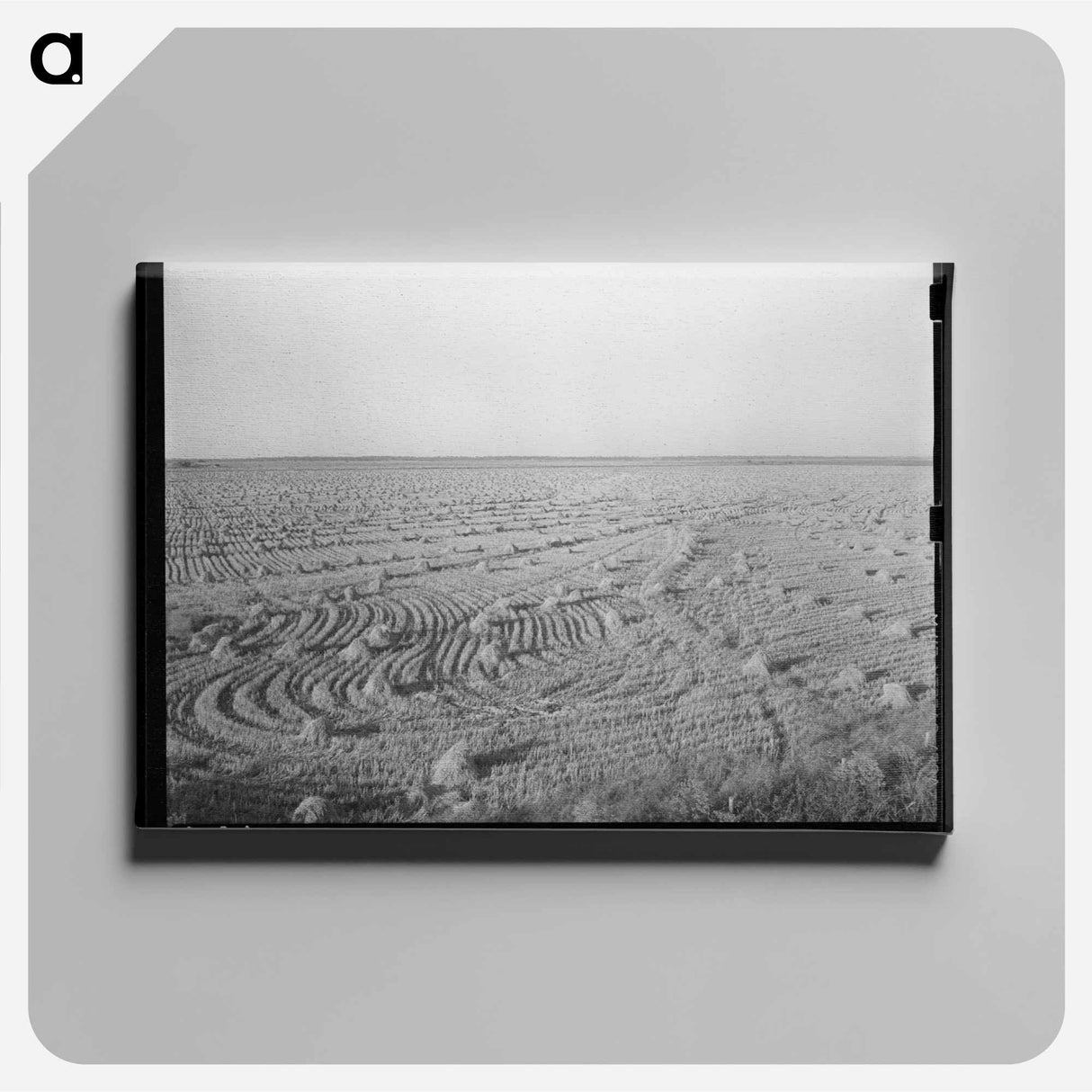 アートパネル-Rice Field Near Crowley
 - ラッセル リー Canvas.