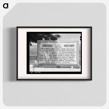 Sign. Celilo Falls, Oregon
 - ラッセル リー Poster.