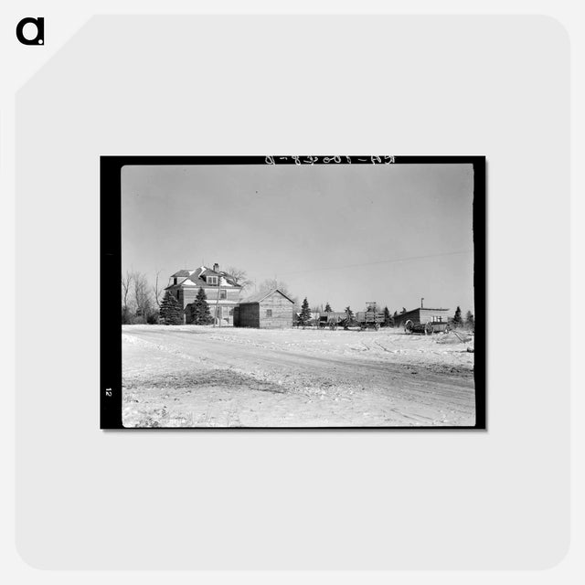 アートポストカード-Rustan Brothers' Farm
 - ラッセル リー Postcard.