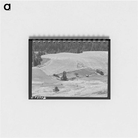 アートメモ帳-Farmstead, Idaho County
 - ラッセル リー Memo.
