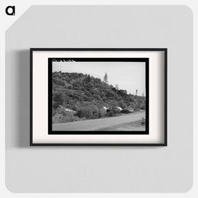 アートポスター-Shasta Dam Construction Camp
 - ラッセル リー Poster.