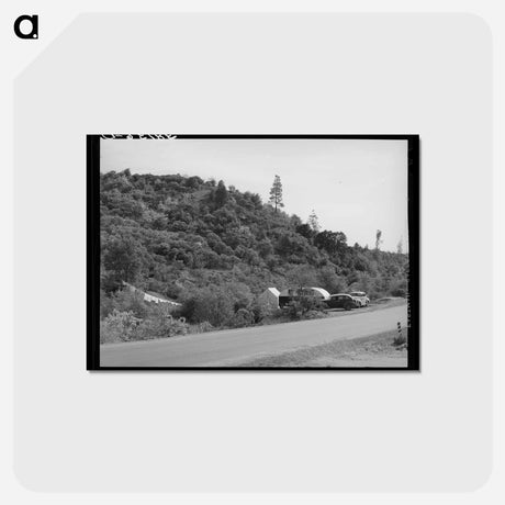 アートポストカード-Shasta Dam Construction Camp
 - ラッセル リー Postcard.