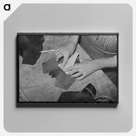 アートパネル-Boot's Canvas Toe Flower
 - ラッセル リー Canvas.