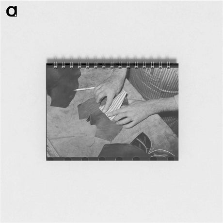 アートメモ帳-Boot's Canvas Toe Flower
 - ラッセル リー Memo.
