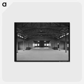 アートポストカード-Community Building Interior
 - ラッセル リー Postcard.