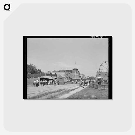 アートポストカード-Carnival on the Fourth of July at Vale, Oregon
 - ラッセル リー Postcard.