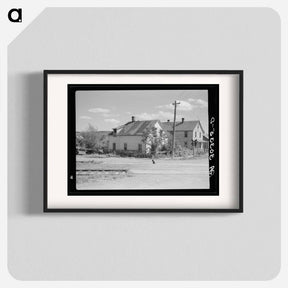 アートポスター-Houses in Winton
 - ラッセル リー Poster.