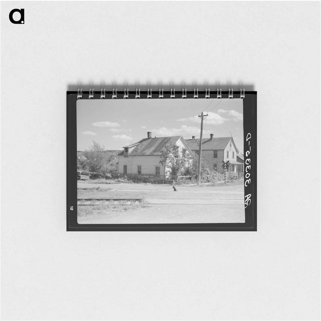 アートメモ帳-Houses in Winton
 - ラッセル リー Memo.