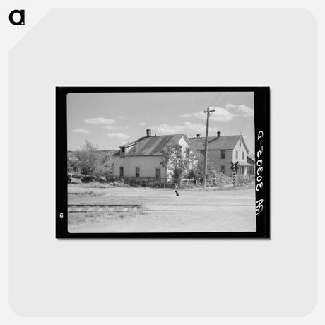 アートポストカード-Houses in Winton
 - ラッセル リー Postcard.