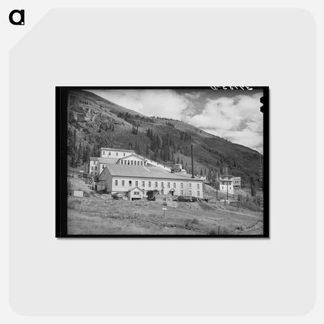 アートポストカード-Gold Mine Mill
 - ラッセル リー Postcard.