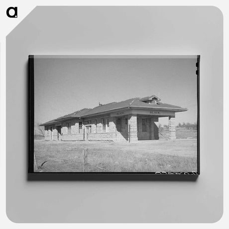 アートパネル-Slick Railway Church
 - ラッセル リー Canvas.