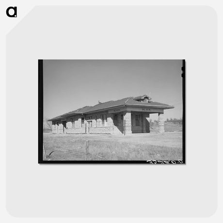 アートポストカード-Slick Railway Church
 - ラッセル リー Postcard.