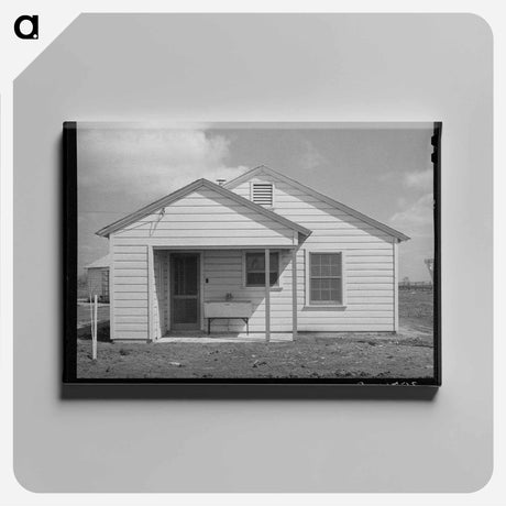 アートパネル-Migratory Labor Camp House
 - ラッセル リー Canvas.