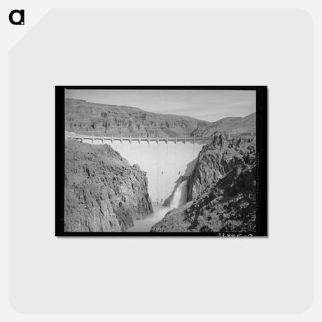 アートポストカード-Owyhee Dam, Malheur County
 - ラッセル リー Postcard.