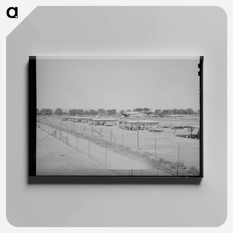 アートパネル-Arizona Poultry Yard
 - ラッセル リー Canvas.