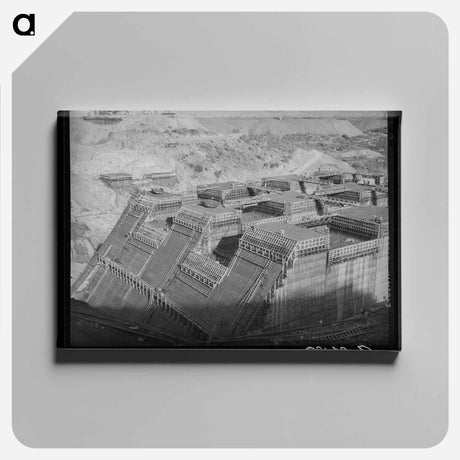 アートパネル-Shasta Dam Under Construction
 - ラッセル リー Canvas.