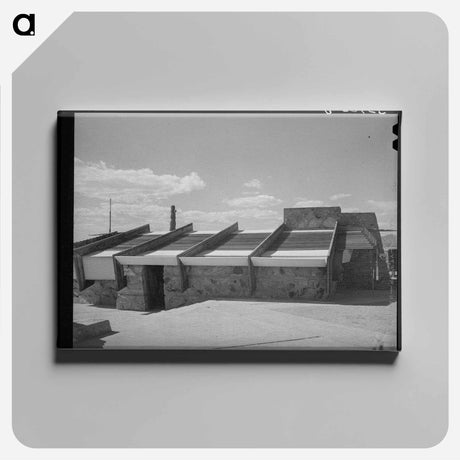 アートパネル-Drafting Room Roof
 - ラッセル リー Canvas.