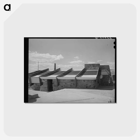 アートポストカード-Drafting Room Roof
 - ラッセル リー Postcard.