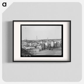 アートポスター-Independent Refinery, Oklahoma City
 - ラッセル リー Poster.