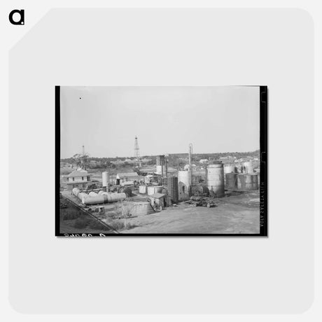 アートポストカード-Independent Refinery, Oklahoma City
 - ラッセル リー Postcard.