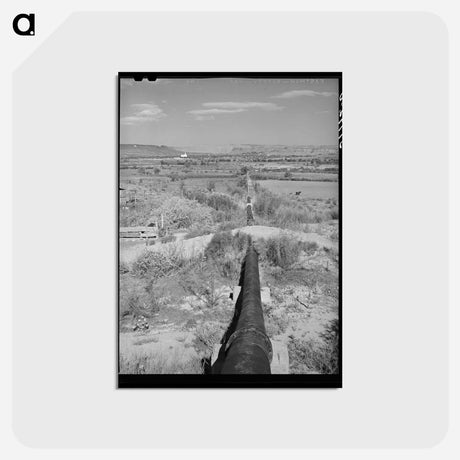 アートポストカード-Pipeline for Water Facilities Project
 - ラッセル リー Postcard.