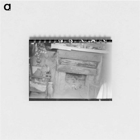 アートメモ帳-Boy Reading in Dugout
 - ラッセル リー Memo.