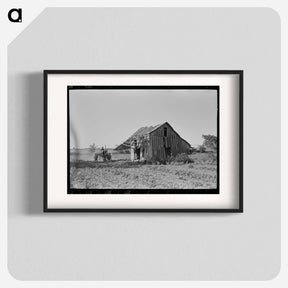 アートポスター-Tractor Plowing, Wagoner County
 - ラッセル リー Poster.