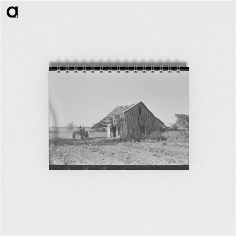 アートメモ帳-Tractor Plowing, Wagoner County
 - ラッセル リー Memo.
