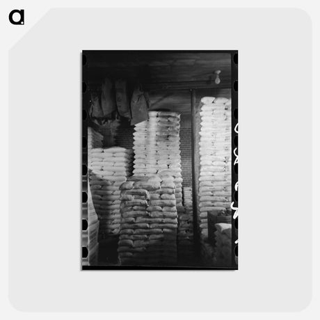 アートポストカード-Flour in Freight Car
 - ラッセル リー Postcard.