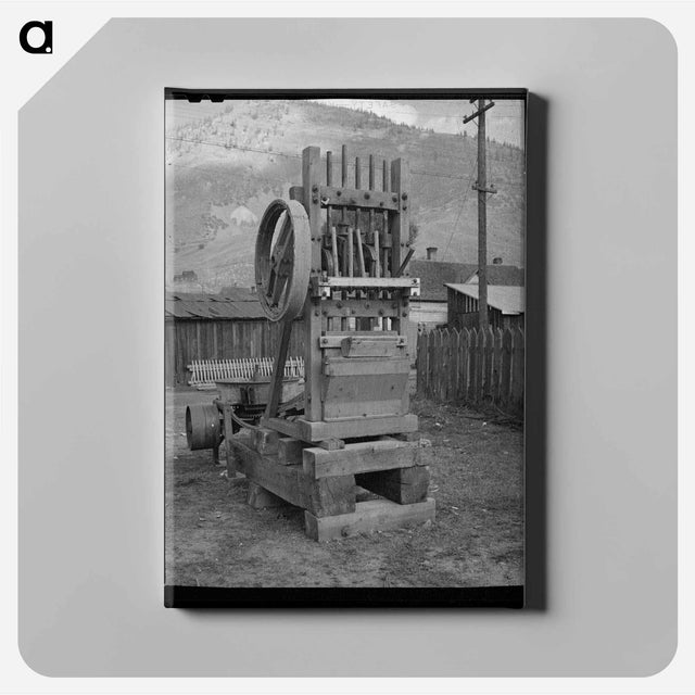 アートパネル-Silverton Ore Mill
 - ラッセル リー Canvas.