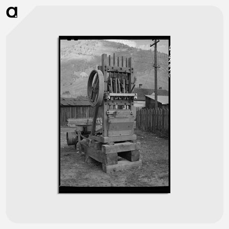 アートポストカード-Silverton Ore Mill
 - ラッセル リー Postcard.