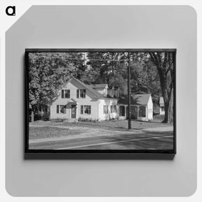 アートパネル-House, Bradford, Vermont
 - ラッセル リー Canvas.