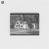 アートメモ帳-House, Bradford, Vermont
 - ラッセル リー Memo.