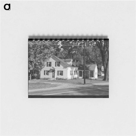 アートメモ帳-House, Bradford, Vermont
 - ラッセル リー Memo.