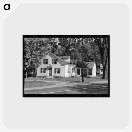 アートポストカード-House, Bradford, Vermont
 - ラッセル リー Postcard.