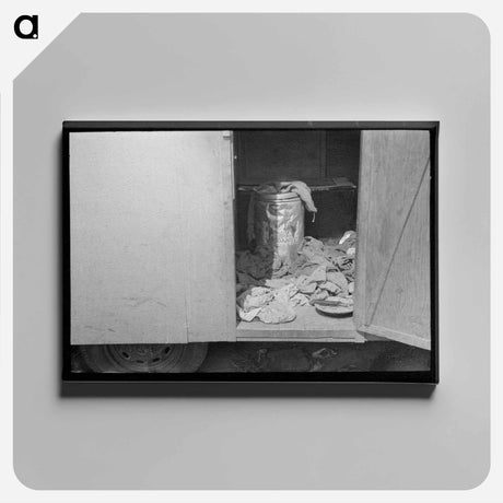 アートパネル-Migrant's Trailer Doorway
 - ラッセル リー Canvas.