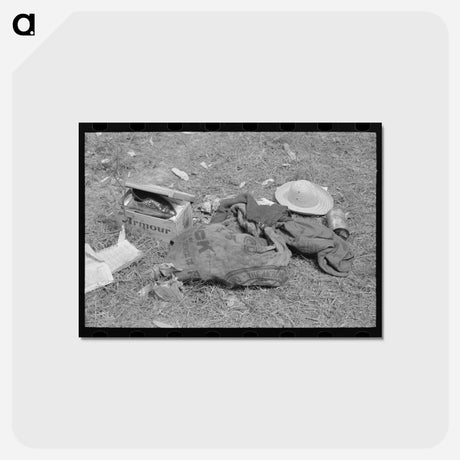 アートポストカード-Strawberry Pickers
 - ラッセル リー Postcard.