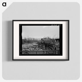 アートポスター-Sawmill, Tillamook, Oregon
 - ラッセル リー Poster.