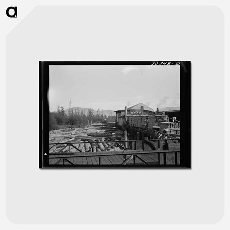アートポストカード-Sawmill, Tillamook, Oregon
 - ラッセル リー Postcard.