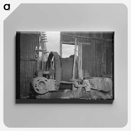アートパネル-Pinos Altos Steam Winch
 - ラッセル リー Canvas.