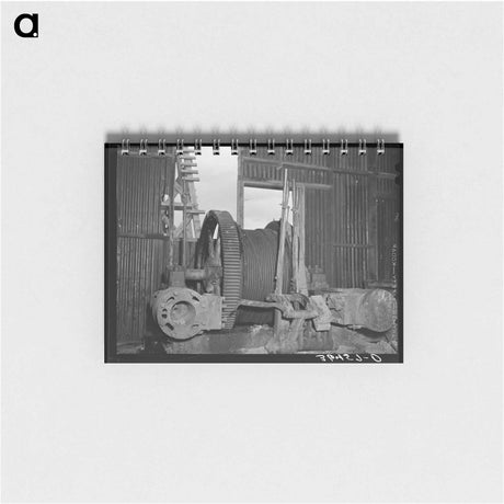 アートメモ帳-Pinos Altos Steam Winch
 - ラッセル リー Memo.